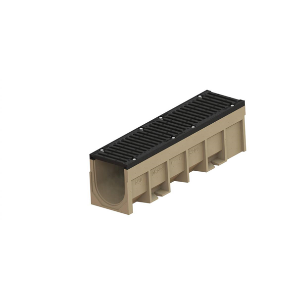 ACO DRAIN S200-0.0  SANS PENTE CL.D  100cm