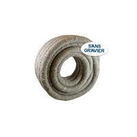 DRAIN ANNELE D100 ENROBE FIBR. 50M