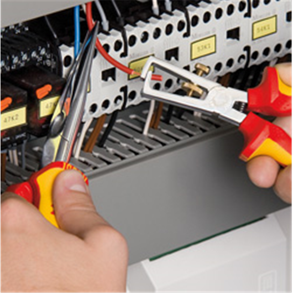 Pince à dénuder isolée chromé 1000 V VDE longueur 160 mm