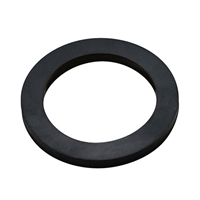 Joint caoutchouc WC - Dimensions 60 x 90 x 6 mm - Chasse d'eau mécanisme Cloc Toc - Noir