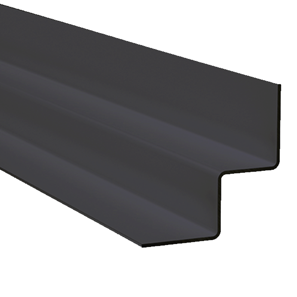 Profilé d'angle intérieur MetalTrim pour bardage Hardie Plank - aluminium laqué Gris anthracite - longueur 3 M