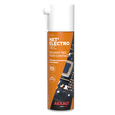 Nettoyant à sec contacts électriques - Net'Electro Sec Aexalt - aérosol de 650 ml