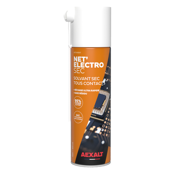Nettoyant à sec contacts électriques - Net'Electro Sec Aexalt - aérosol de 650 ml