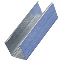 Montant d'ossature métallique Knauf M48-35 pour cloison contre-cloison et plafond - long. 3,00 M