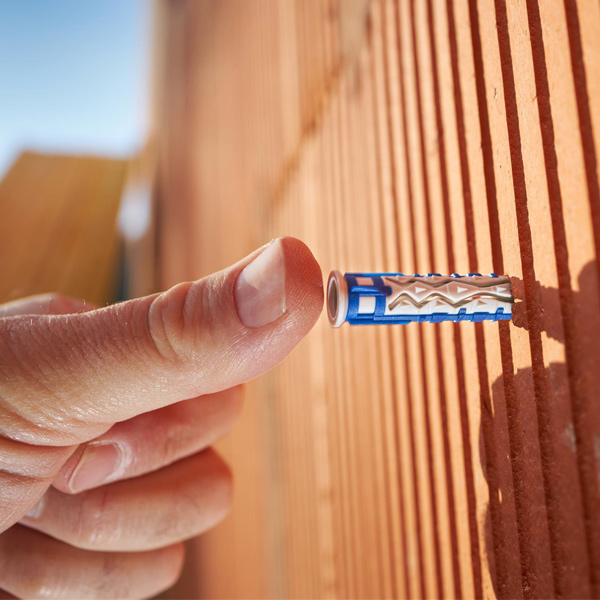 Cheville bi-matière universelle Spit Colortech sans vis - 8 x 50 mm - bidon de 250