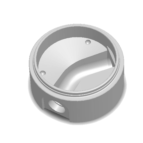 Fond de regard EU PRO Ø800 - Entrée 45° pour 160 PVC / 150 FTE