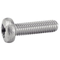 Vis à métaux à tête cylindrique bombée Inox A2 DIN 7985A ISO 7045 M6x30 - boîte de 200