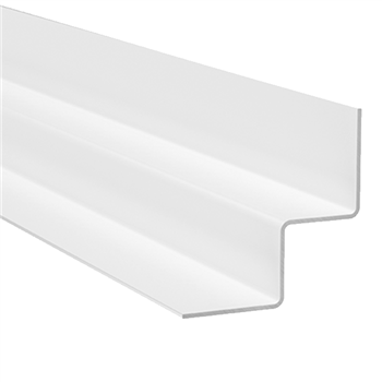 Profilé d'angle intérieur MetalTrim pour bardage Hardie Plank - aluminium laqué Blanc Arctique - longueur 3,00 M