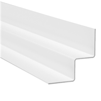 Profilé d'angle intérieur MetalTrim pour bardage Hardie Plank - aluminium laqué Blanc Arctique - longueur 3,00 M