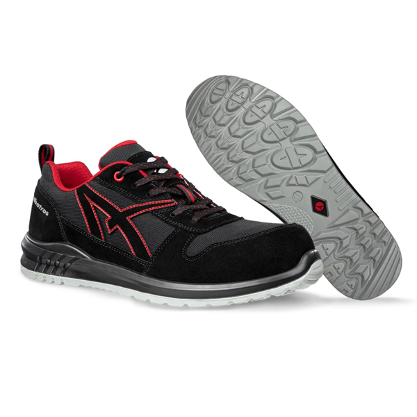 Chaussure sécurité basse pour hommes S3 SRC Clifton Low Albatros - Noir et rouge - Taille 40
