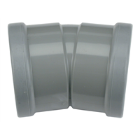 COUDE 15° F/F DIAM. 110 J.FIXE