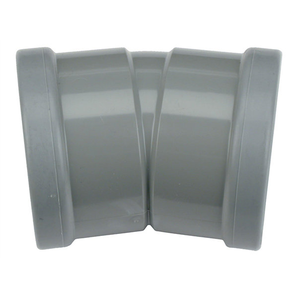 COUDE 15° F/F DIAM. 110 J.FIXE