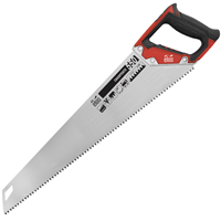 Scie égoïne à charpente Elos avec denture Hardpoint pour poutre et planche en bois - 550 mm - 3,5 dents/pouce