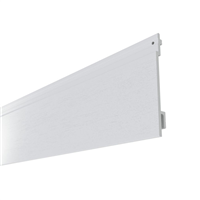 Bardage PVC extérieur Isocel Minéral - 166,00 MM x 18,00 MM - Long. 4,00 M - Blanc