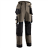 Pantalon de travail homme Cristobal II - confort stretch et multi-poches - Tabac/Caramel - Taille M