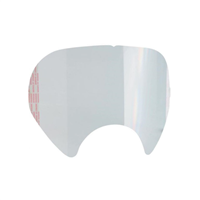 Film transparent autocollant de protection de visière pour masque complet 6000 3M - Lot de 25