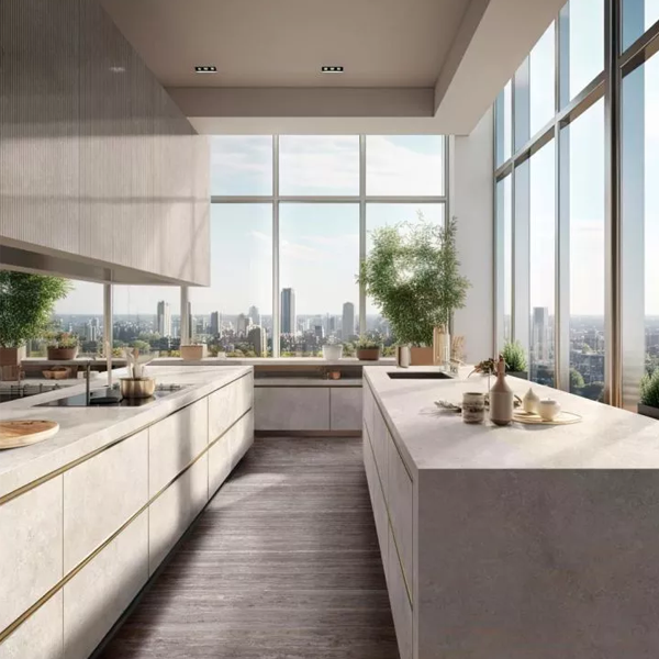 Carrelage sol intérieur effet pierre en grès cérame - Realstone Travertino Vein - 120,0 CM x 60,0 CM - ép. 9,00 MM - Titanio