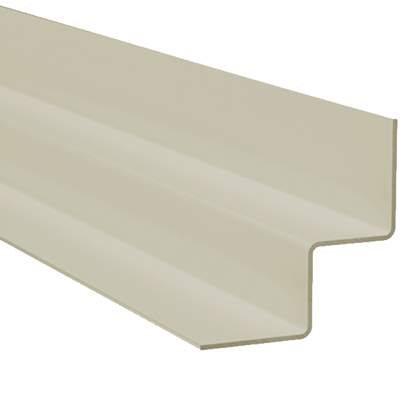 Profilé d'angle intérieur MetalTrim pour bardage Hardie Plank - aluminium laqué Sable clair - longueur 3 M