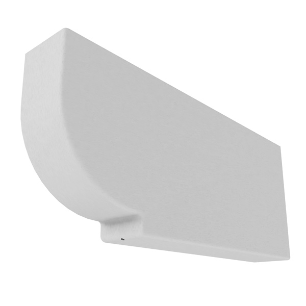 Protège panne Relief avec aérateurs pour charpente traditionnelle - Larg. 81 MM x Haut. 200,00 MM - Long. 400,0 MM - Blanc