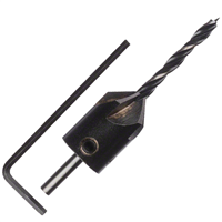 Mèche à bois hélicoïdale Bosch avec fraise à lamer diamètre 4 mm longueur 70 mm