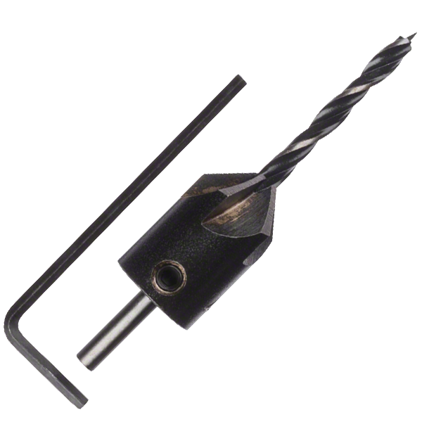 Mèche à bois hélicoïdale Bosch avec fraise à lamer diamètre 4 mm longueur 70 mm