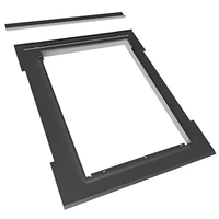 Raccord de remplacement EL Velux pour fenêtre de toit sur ardoises MK04 - 78,0 CM x 98,0 CM - Anthracite