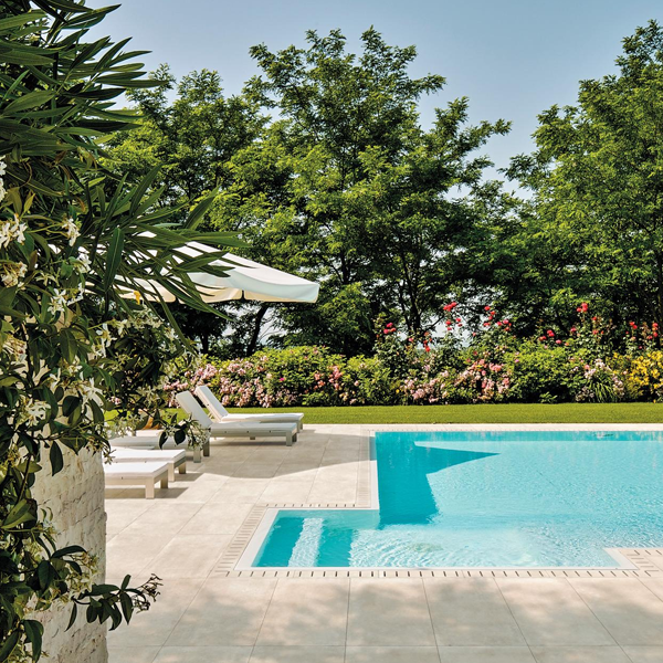 Carrelage extérieur grès cérame émaillé rectifié Realstone Pietrantica - 60 cm x 60 cm - ép. 9.5 mm - Beige