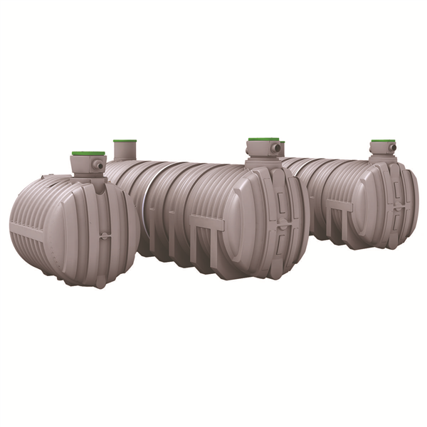 Cuve de récupération d'eau de pluie enterrée PEHD MILLEN'EAU PLUVIALE - 3000,0 ltr