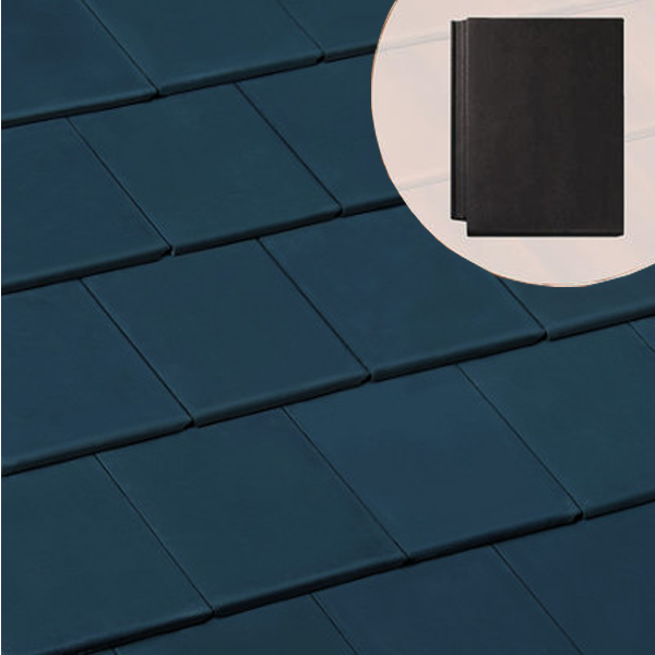 Tuile béton grand moule à aspect plat - Innotech - Ardoise - 42 x 33 cm