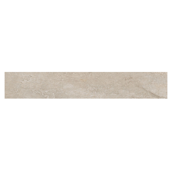 Plinthe de carrelage intérieur en grès émaillé effet pierre Edilis Ruben - 45,0 CM x 8,0 CM - ép. 8,5 MM - Beige