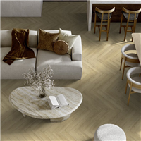 Lame vinyle clipsable imitation bois pose en chevron - Virtuo 55 Rigid Acoustic - 75,0 CM x 12,5 CM - ép.6,00 MM - Sunny Nature