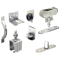 Garniture pour porte coulissante Mantion 3530GVU-3 - porte de 80 kg et ouverture de 1,5 mètre maximum