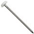 Pointe annelée Elos Inox A4 diamètre 2,5 MM longueur 50 MM tête Blanche boîte de 100