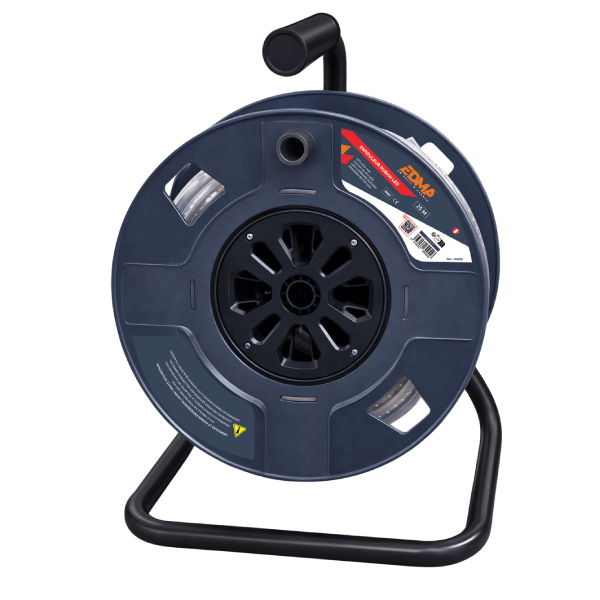 Enrouleur ruban LED Edma 25 m - 180 LED/m - Lumière blanche 6500 K - Câble d’alimentation 1,5 m