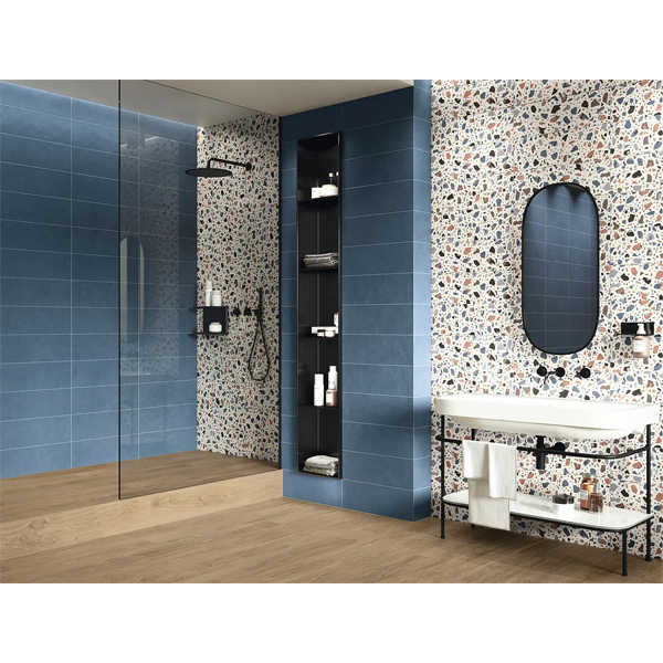 Faïence murale pour cuisine et salle de bain - Stay - 20,0 CM x 60,0 CM - ép. 8,00 MM - Bleu