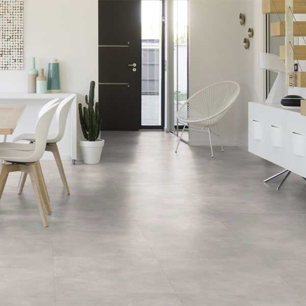 Dalle vinyle clipsable rigide et acoustique - Virtuo 55 Rigid Acoustic - 73,0 CM x 39,9 CM - ép. 5,70 MM - Latina clear