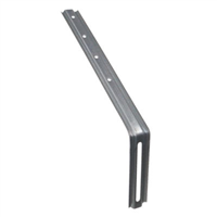 Hampe droite pour crochet bandeau dos nervuré - Pose sur chevron - Prégalvanisé - 500 mm