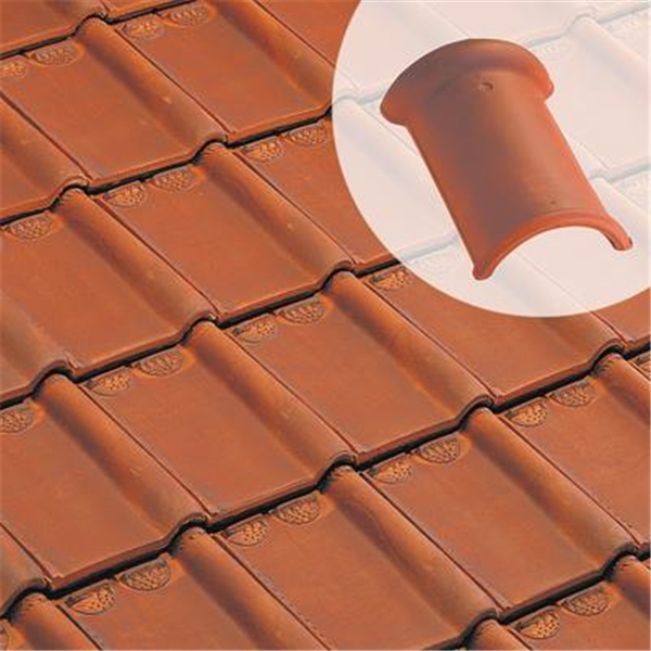 Tuile faîtière 1/2 ronde à emboîtement - 717 Edilians - Amarante