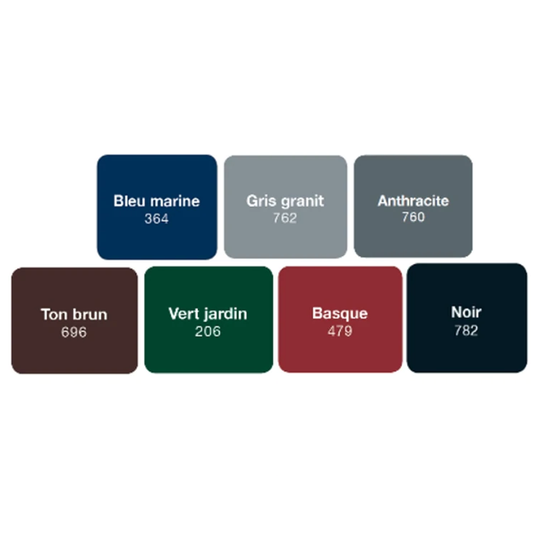 Peinture glycéro antirouille spéciale fer - Théodore Peintures - Noir mat - Pot de 2,5L