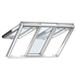 Fenêtre de toit Velux GPLS 3en1 - Projection manuelle - Vitrage confort - WhiteFinish - 188,0 CM x 140,0 CM