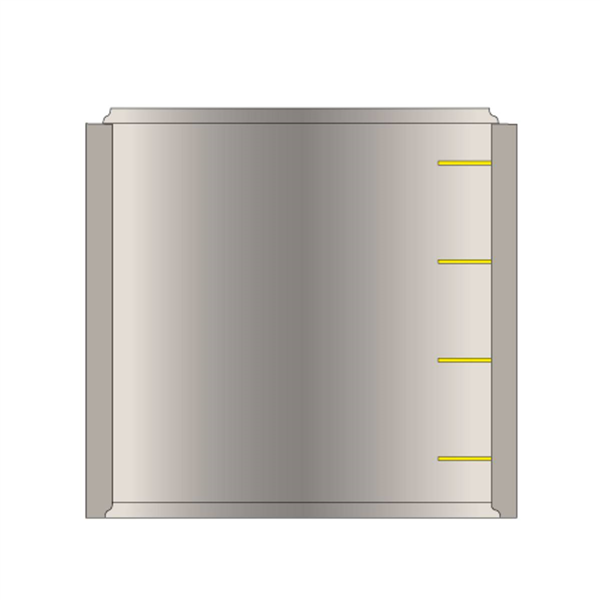 Elément droit de regard Ø1000 - H1200 - 4 échelons - Certifié NF