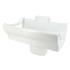 Naissance centrale Nicoll NAD381 pour gouttière LG38 et descente ovoïde de 105 x 76 mm - Techtan Blanc