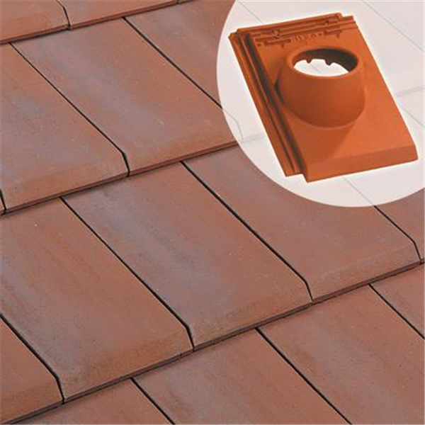 Tuile à douille - Alpha 10 - diamètre 160 mm - Conforme VMC - Rouge nuancé