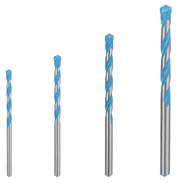 Coffret de 4 forets carbure Expert Multi-construction CYL9 Bosch - diamètres 4 à 8 mm