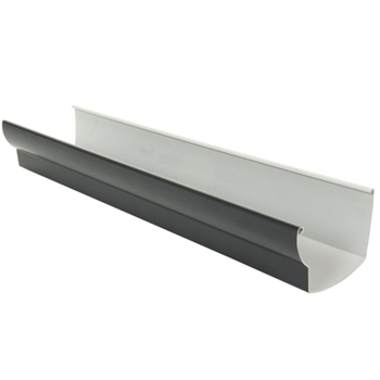 Gouttière moulurée Nicoll Ovation LG28 en Techtan Anthracite - largeur 125 mm - longueur 4 M