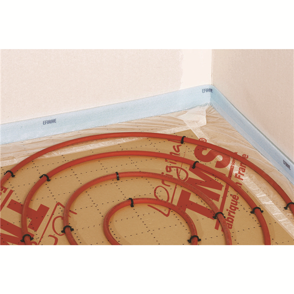 Panneau d'isolation du sol TMS Isolant - chape avec ou sans plancher chauffant - mousse PU - 1,2 x 1 m - 30 mm