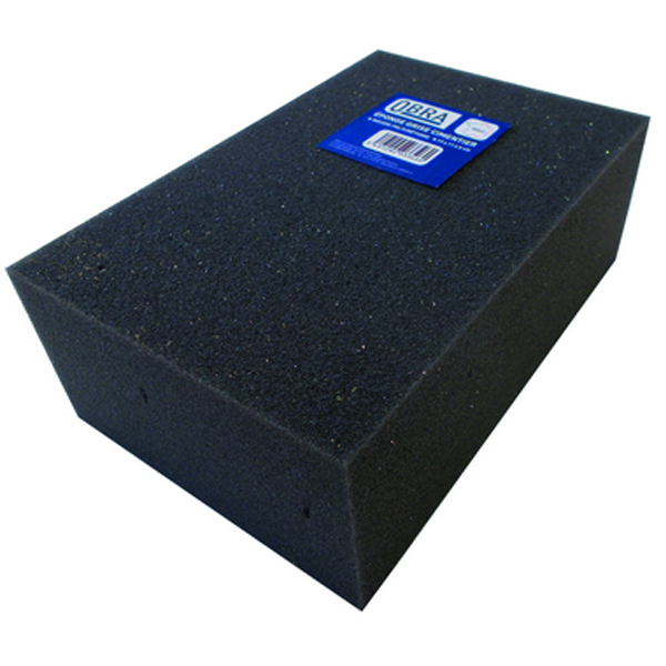 Eponge grise de cimentier Obra mousse PU 17 x 11 cm