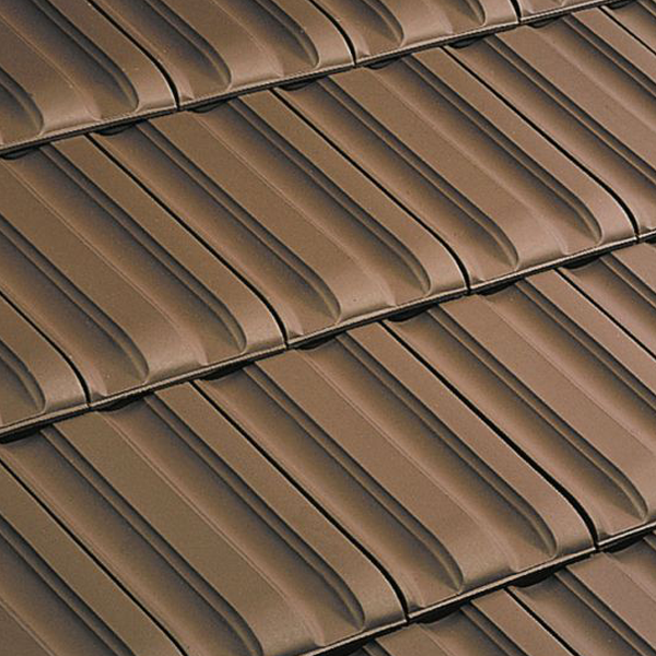 Tuile PV10 Huguenot - à emboîtement grand moule faiblement galbée à relief - Vieilli masse