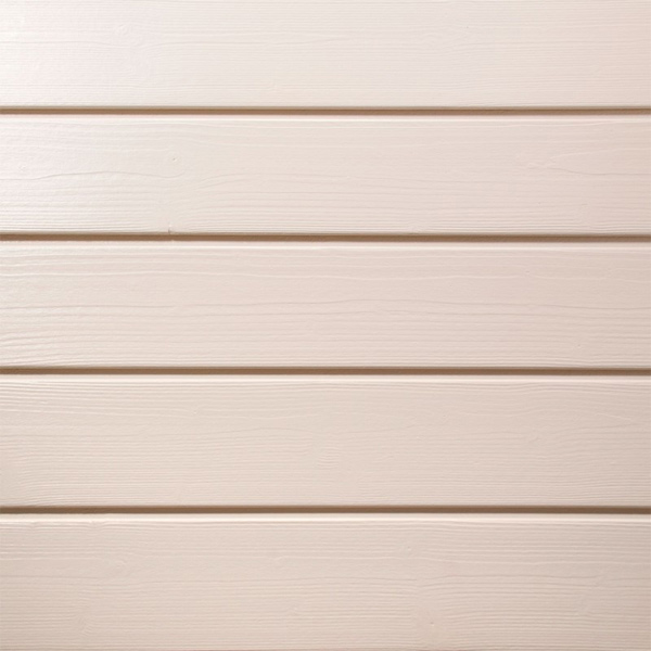 Bardage bois peint en Sapin du Nord de classe 3.1 - Extra Silverwood - Profil Line - 20,00 mm x 125,00 mm - Long. 4,45 m - Coloris Blanc perle