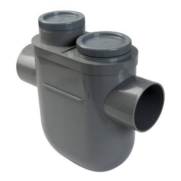 Siphon disconnecteur monobloc Femelle/Femelle sans bouchon - ø 100 mm